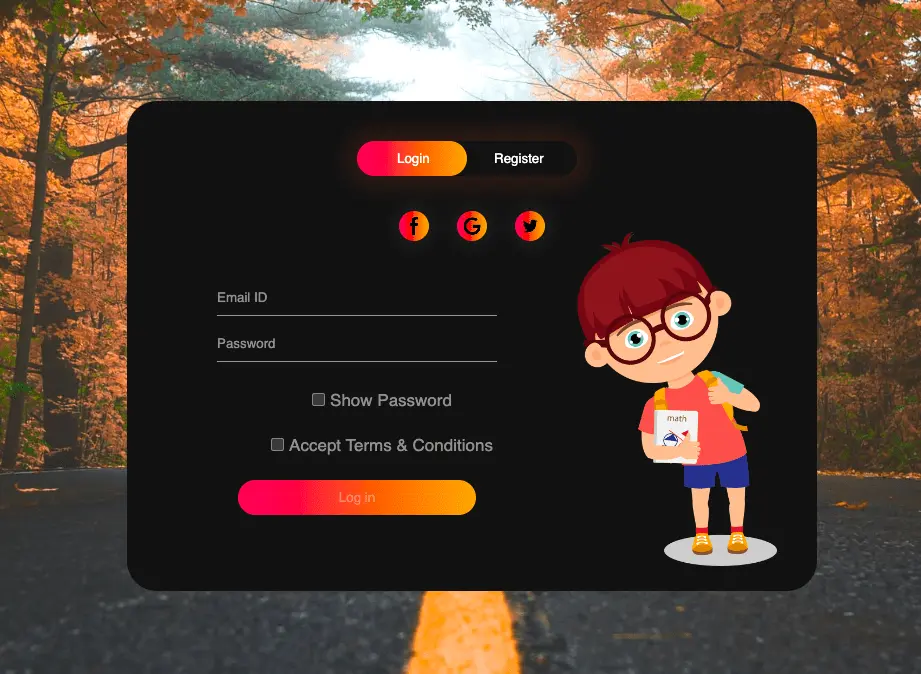 Login_Signup Project ScreenShot